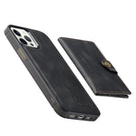 Custodia portafoglio in pelle magnetica per iPhone 12