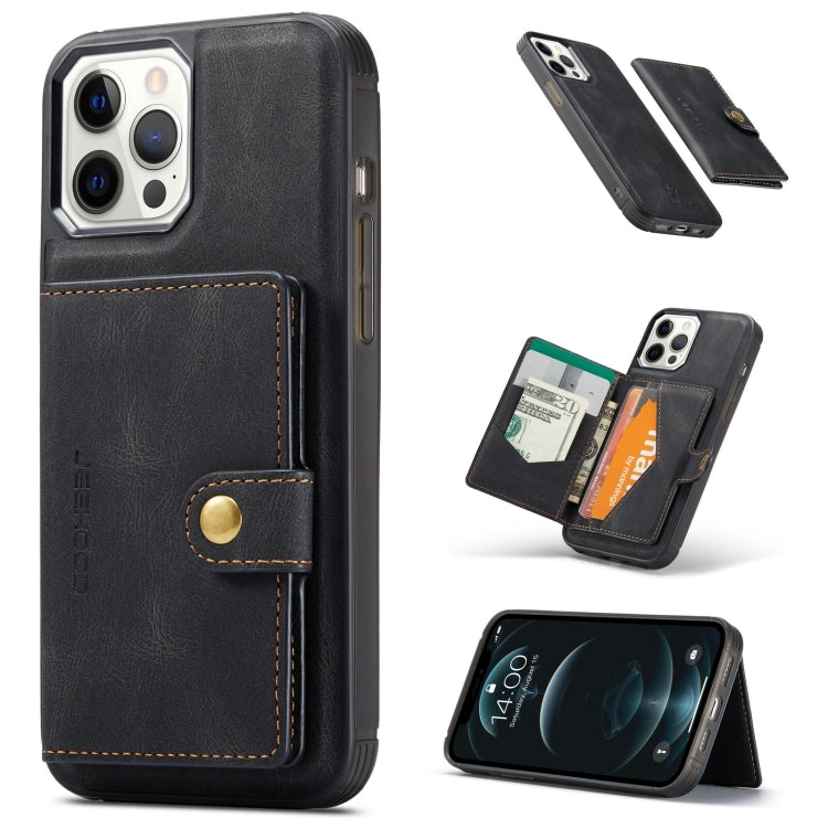 Custodia in pelle magnetica JEEHOOD per iPhone 12