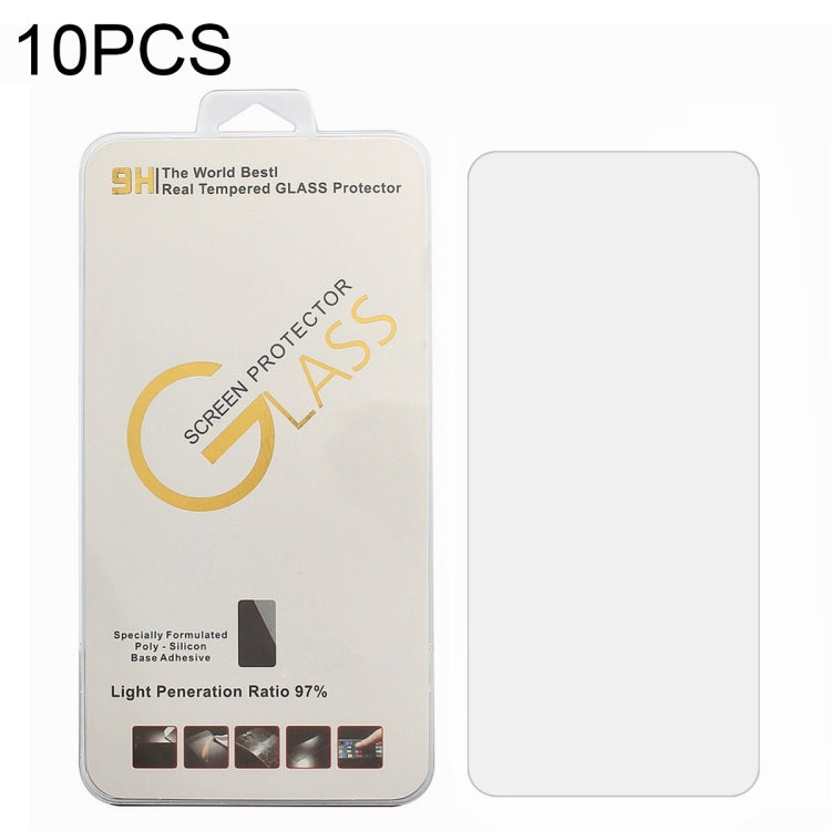 10 pellicole in vetro temperato da 0,26 mm 9H 2,5D, For Cubot C30 (10 PCS), For UMIDIGI A7S (10 PCS)