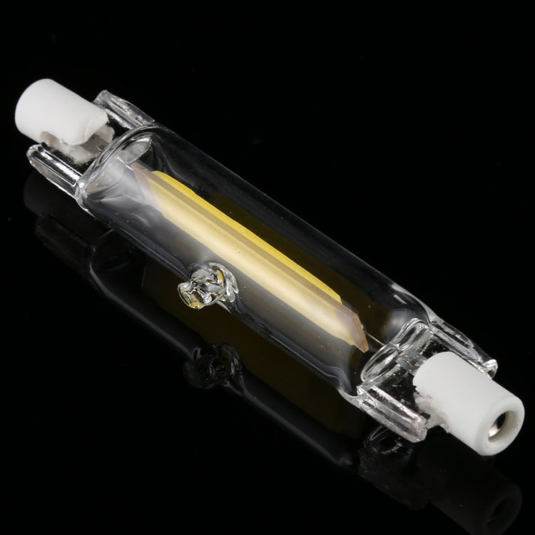 Lampada alogena di ricambio per tubo di vetro con lampadina LED COB, R7S 110V 3W 78mm White Light, R7S 110V 3W 78mm Warm Light, R7S 110V 3W 78mm Natural White Light, R7S 110V 5W 78mm White Light, R7S 110V 5W 78mm Warm Light                             ...