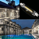 Lampada alogena di ricambio per tubo di vetro con lampadina LED COB, R7S 110V 3W 78mm White Light, R7S 110V 3W 78mm Warm Light, R7S 110V 3W 78mm Natural White Light, R7S 110V 5W 78mm White Light, R7S 110V 5W 78mm Warm Light                             ...