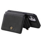Custodia portafoglio con cerniera per iPhone 12 mini