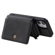 Custodia protettiva antiurto con cerniera con slot per schede e staffa e portafoto e funzione portafoglio, For iPhone 12 mini, For iPhone 12 / 12 Pro, For iPhone 12 Pro Max, For Samsung Galaxy Note20
