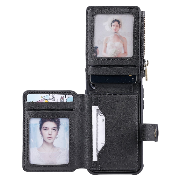 Custodia portafoglio con cerniera per iPhone 12 mini