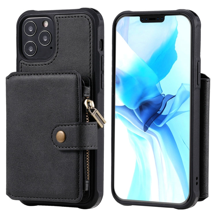 Custodia portafoglio con cerniera per iPhone 12 mini