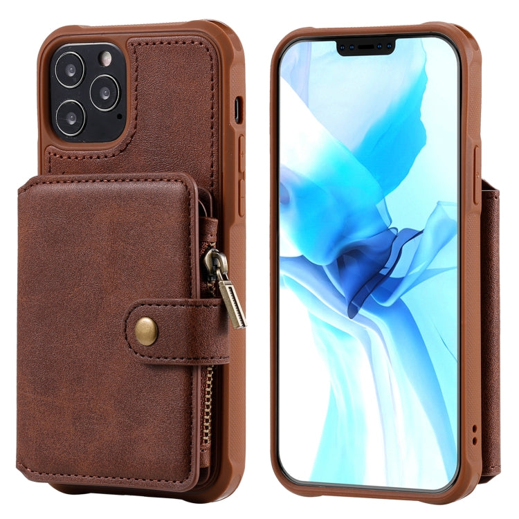 Custodia portafoglio con cerniera per iPhone 12 mini