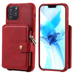 Custodia portafoglio con cerniera per iPhone 12 mini