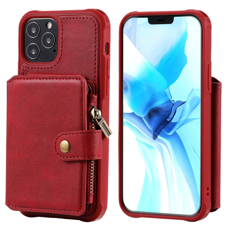 Custodia portafoglio con cerniera per iPhone 12 mini