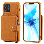 Custodia portafoglio con cerniera per iPhone 12 mini