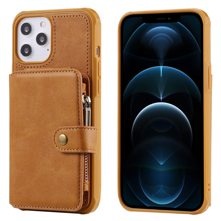 Custodia portafoglio con cerniera per iPhone 12 mini