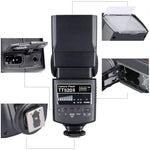 Godox TT520II 433MHZ Wireless 1/300s-1/2000s HSS Flash Speedlite Camera Luce di riempimento superiore per fotocamere DSLR Canon/Nikon, TT520II