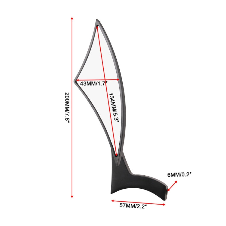 Specchietti retrovisori laterali per moto per Harley Dyna Touring, MB-MR031-BK