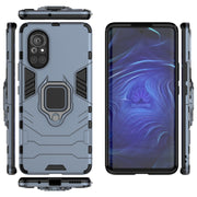 Custodia protettiva antiurto per PC + TPU con supporto per anello magnetico, For Huawei Nova 8 5G, For Huawei Nova 8 Pro 5G, For Samsung Galaxy A72 5G(US Version)