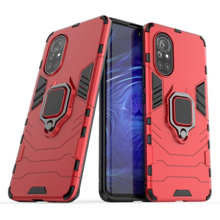 Custodia TPU antiurto con anello magnetico per Huawei Nova 8 Pro