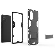 Custodia TPU antiurto con supporto per Samsung Galaxy A72 5G