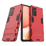 Custodia TPU antiurto con supporto per Samsung Galaxy A72 5G