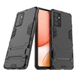 Custodia TPU antiurto con supporto per Samsung Galaxy A72 5G