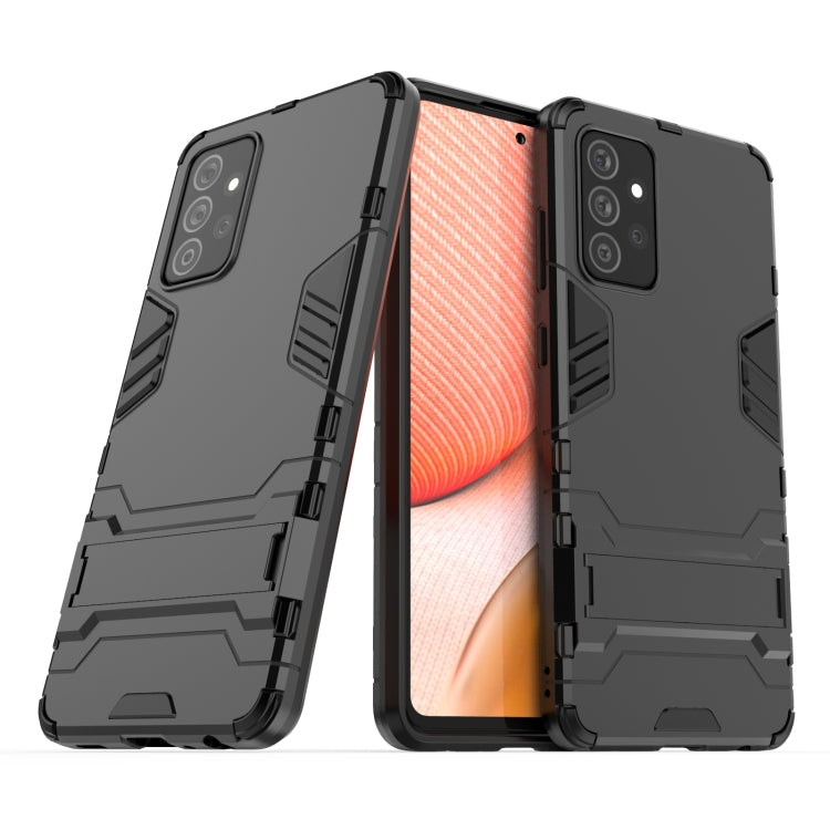 Custodia TPU antiurto con supporto per Samsung Galaxy A72 5G