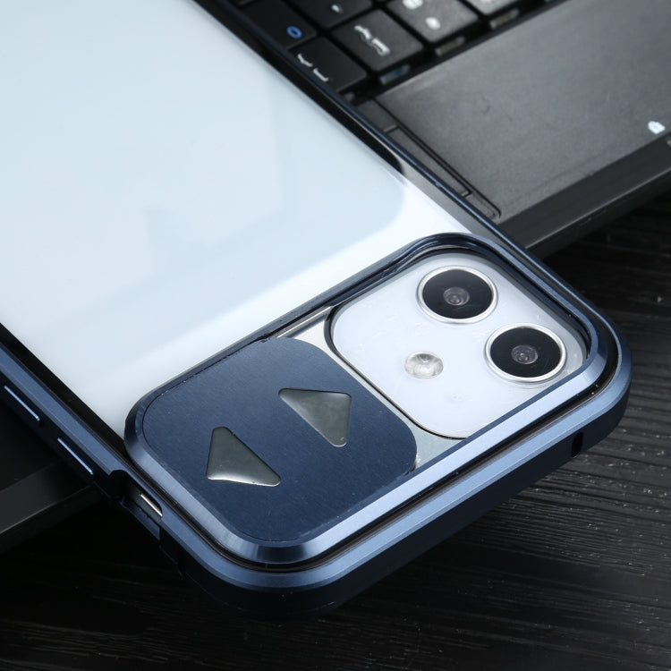 Copriobiettivo scorrevole in vetro temperato per iPhone