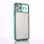 Copriobiettivo scorrevole in vetro temperato per iPhone