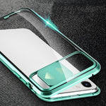 Copriobiettivo scorrevole in vetro temperato per iPhone