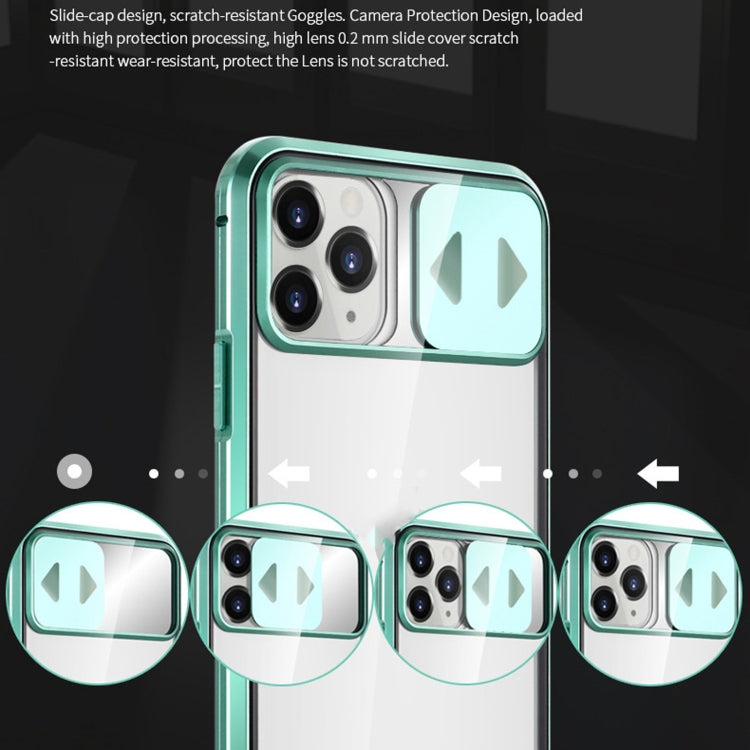 Copriobiettivo scorrevole in vetro temperato per iPhone