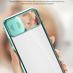 Copriobiettivo scorrevole in vetro temperato per iPhone