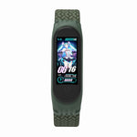 Per Xiaomi Mi Band 5/4/3 / Huami filato intrecciato a giro singolo + cinturini per cinturino da polso in TPU, S, M