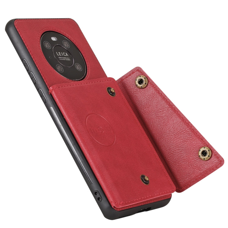 Custodia protettiva magnetica antiurto in PU + TPU con doppia fibbia con slot per schede e supporto, For Huawei Mate 40, For Huawei Mate 40 Pro, For Samsung Galaxy A12, For Samsung Galaxy A52 5G / 4G, For Samsung Galaxy A72 5G / 4G
