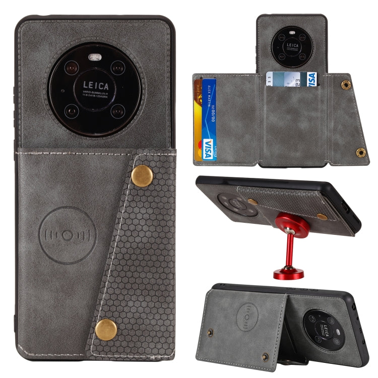 Custodia protettiva magnetica antiurto in PU + TPU con doppia fibbia con slot per schede e supporto, For Huawei Mate 40, For Huawei Mate 40 Pro, For Samsung Galaxy A12, For Samsung Galaxy A52 5G / 4G, For Samsung Galaxy A72 5G / 4G
