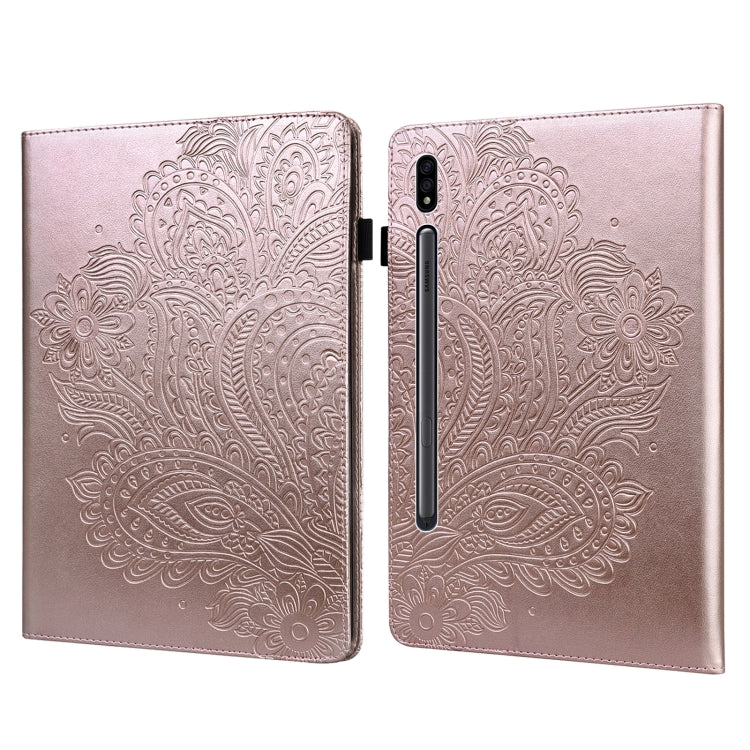 Custodia portafoglio in pelle flip per Galaxy Tab S8 e S7