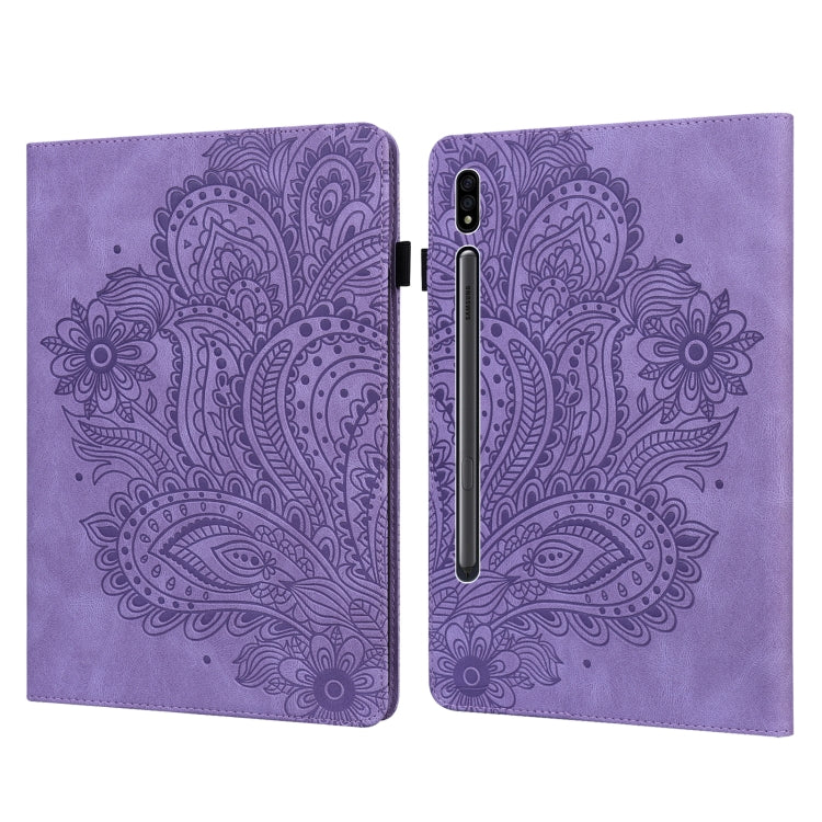 Custodia portafoglio in pelle flip per Galaxy Tab S8 e S7