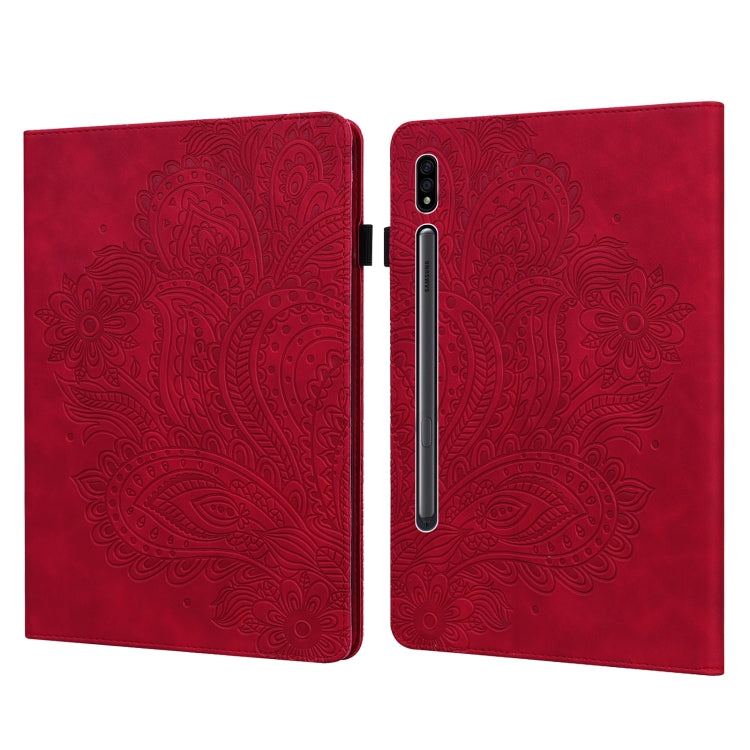 Custodia portafoglio in pelle flip per Galaxy Tab S8 e S7