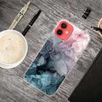 Custodia TPU effetto marmo per smartphone compatibili