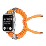 Cinturino per orologio intrecciato con cavo a teschio, For Apple Watch Ultra 49mm / Series 8&7 45mm / SE 2&6&SE&5&4 44mm / 3&2&1 42mm, For Apple Watch Series 8&7 41mm / SE 2&6&SE&5&4 40mm / 3&2&1 38mm                                                    ...
