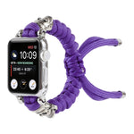 Cinturino per orologio intrecciato con cavo a teschio, For Apple Watch Ultra 49mm / Series 8&7 45mm / SE 2&6&SE&5&4 44mm / 3&2&1 42mm, For Apple Watch Series 8&7 41mm / SE 2&6&SE&5&4 40mm / 3&2&1 38mm                                                    ...