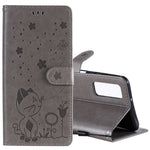 Custodia portafoglio in pelle con slot carte per Huawei P Smart 2