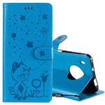 Custodia portafoglio in pelle con slot carte per Huawei P Smart 2