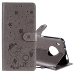 Custodia portafoglio in pelle con slot carte per Huawei P Smart 2