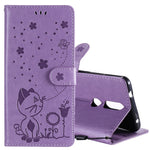 Custodia portafoglio in pelle con slot carte per Huawei P Smart 2