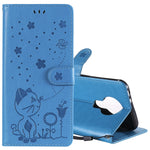 Custodia portafoglio in pelle con slot carte per Huawei P Smart 2