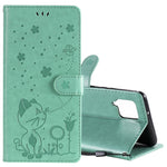 Custodia portafoglio in pelle con slot carte per Galaxy A42 5G