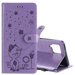 Custodia portafoglio in pelle con slot carte per Galaxy A42 5G