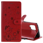 Custodia portafoglio in pelle con slot carte per Galaxy A42 5G