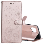 Custodia portafoglio in pelle con slot carte per Galaxy A42 5G