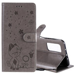 Custodia portafoglio in pelle con slot carte per Galaxy A42 5G