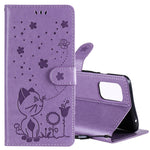 Custodia portafoglio in pelle con slot carte per Galaxy A42 5G