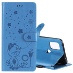 Custodia portafoglio in pelle con slot carte per Galaxy A42 5G