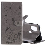 Custodia portafoglio in pelle con slot carte per Galaxy A42 5G