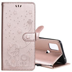 Custodia portafoglio in pelle con slot carte per Galaxy A42 5G